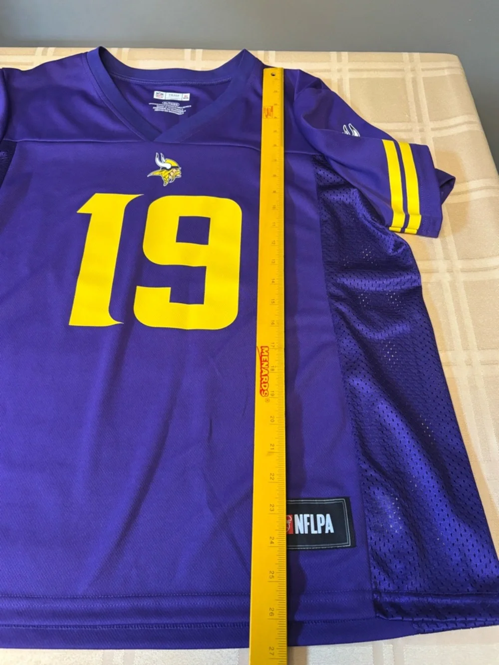NFL Women's Minnesota Vikings Team Apparel V-Neck Jersey - Picture 8 of 8